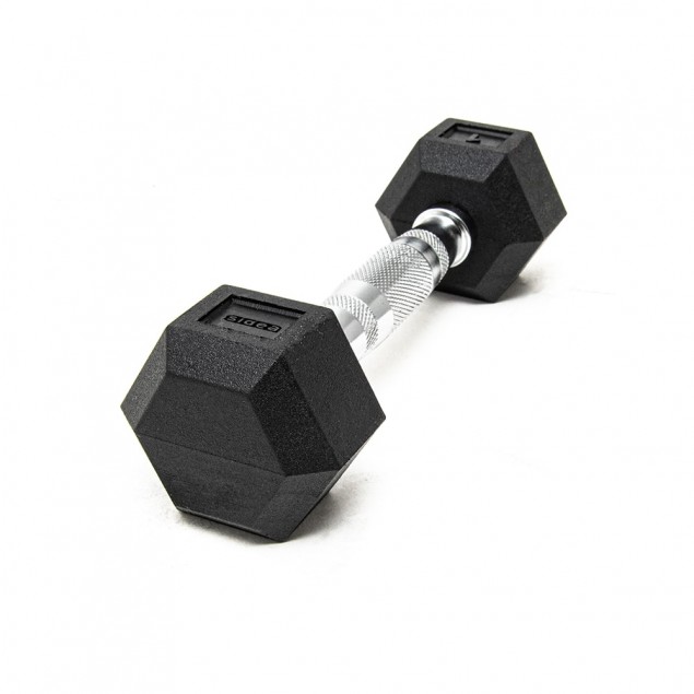 Sidea Hex Rubber Dumbbell 1Kg (Single)