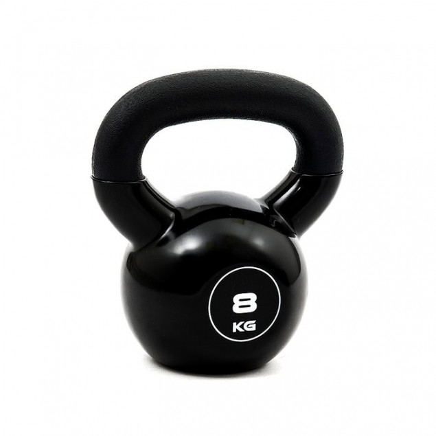 Sidea Vinyl Kettlebell Black 8kg