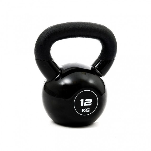 Sidea Vinyl Kettlebell Black 12kg