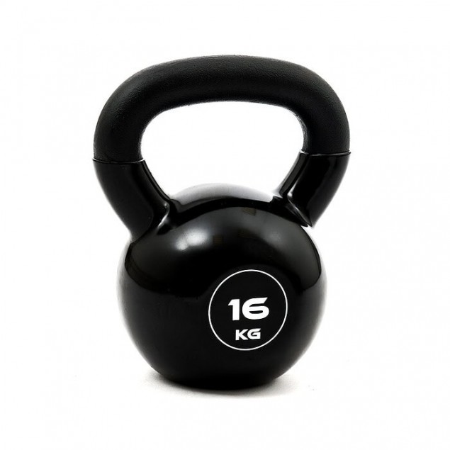 Sidea Vinyl Kettlebell Black 16kg