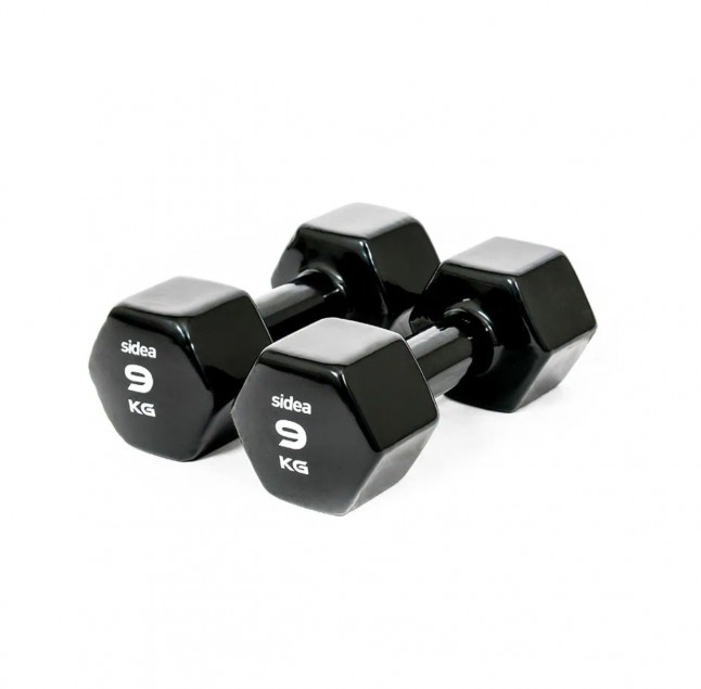 Sidea Vinyl Dumbbells pair 9kg