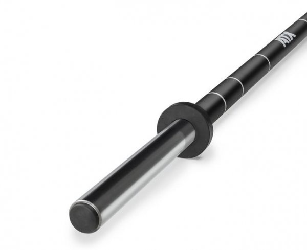 ATX ® Fat Bar -Thick Grip Training Bar, 10.5Kg , 210cm (Jet Black – Chrome)