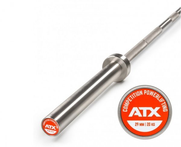 ATX ® Competition Powerlifting Bar (Chrome) 220cm–20Kg