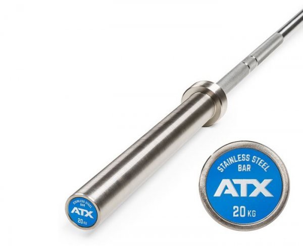 ATX ® V4a Power Bar / Barbell (Stainless Steel) 220cm-20Kg