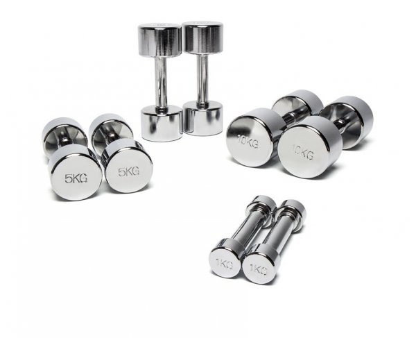Sidea Chromed Dumbbells 7kg (pair)
