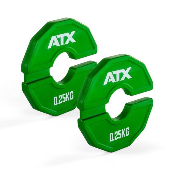 ATX - 50mm (Pair) Add-On Green Flex Rubber Plate 0.25Kg