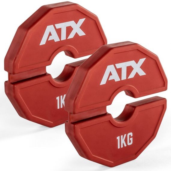 ATX - 50mm (Pair) Add-On Red Flex Rubber Plate 1Kg