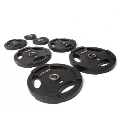 O'live Olympic Rubber Discs 20kg (Single)