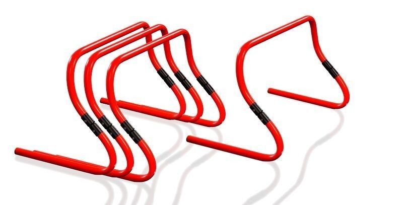 Gymstick Speed Hurdles (4pcs / Adj. 15-30cm)