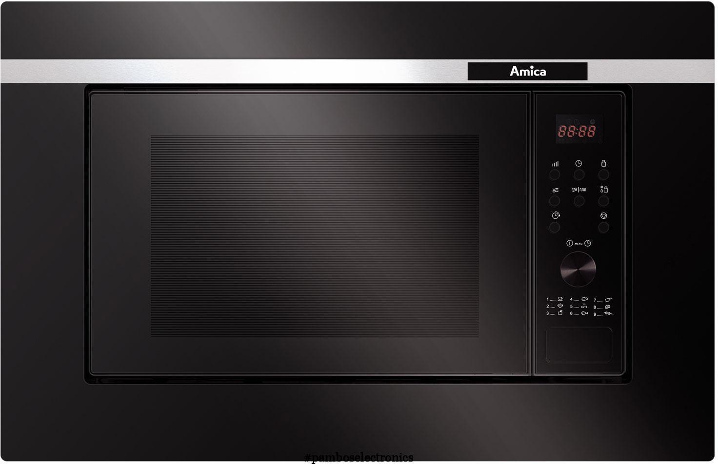 Amica AMGB20E1GB Fusion Built-In Microwave Oven | 20L | Black