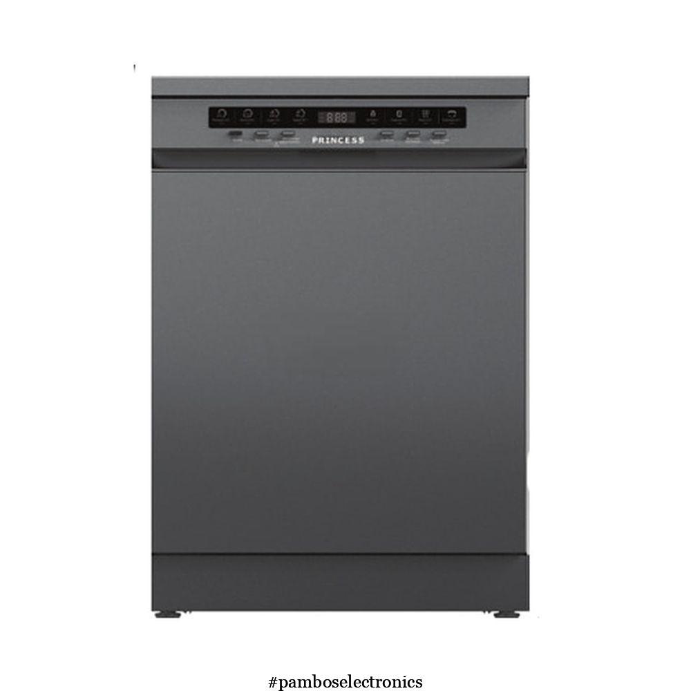 Princess DWS13ES Freestanding Dishwasher 13 Place Settings, Silver