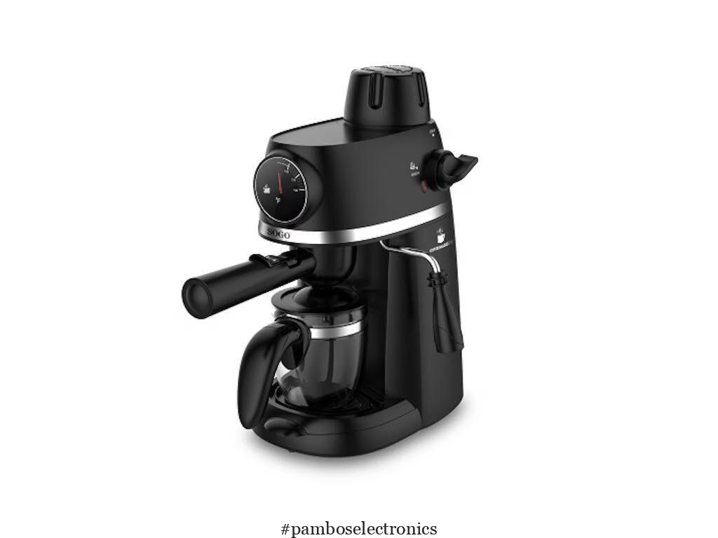 Sogo CAF-SS-7645 800W Espresso Coffee Maker | Black