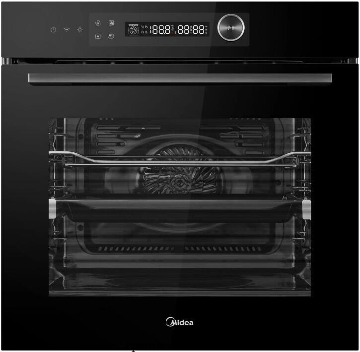 MIDEA – OVEN / AIR FRYER – MBO7NP30E4-BK 72L PYROLYSIS/HYDROLISIS