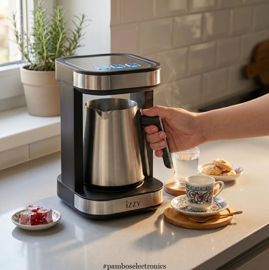 Izzy brikato iz-3104 greek coffee maker