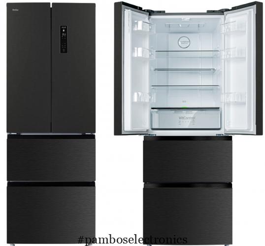 Amica FY3269.6DFBX Freestanding French-Door Refrigerator (357L Total Capacity, Total No Frost)