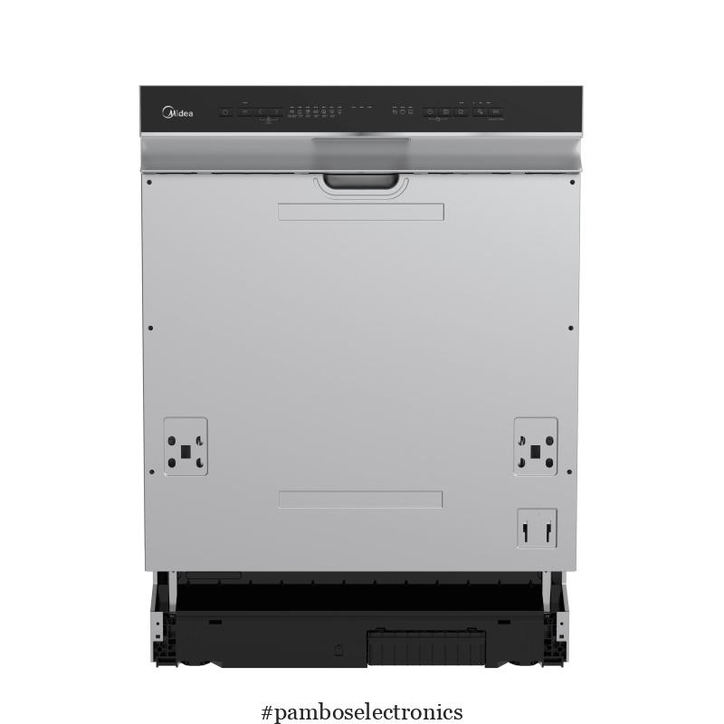 Midea – Semi Built-in dishwasher, MDWES1433DB-W