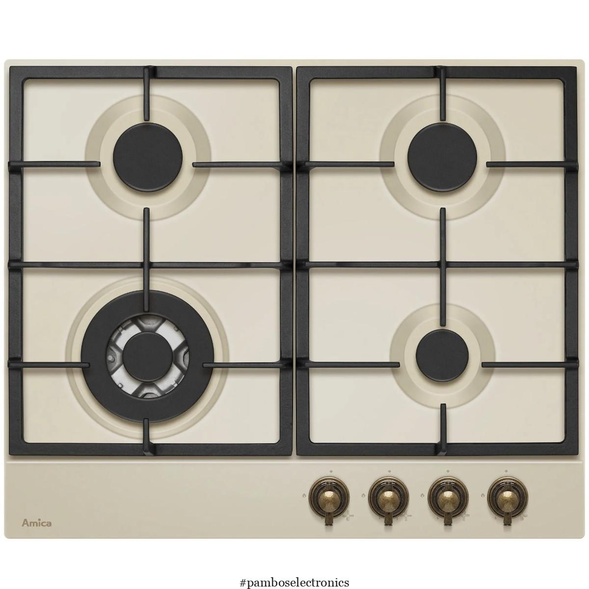 Amica PGA6101APCI Gas Hob | Stylish Retro Series Cooktop