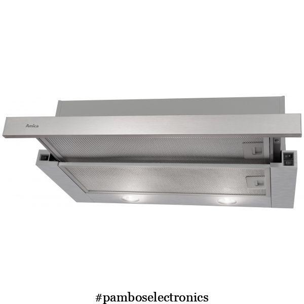Amica OTP6243I 60cm Telescopic Hood Silver