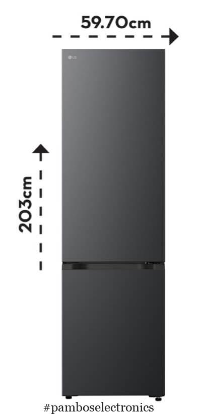 LG GBBSJ20EEP Fridge Freezer Anthracite | No Frost