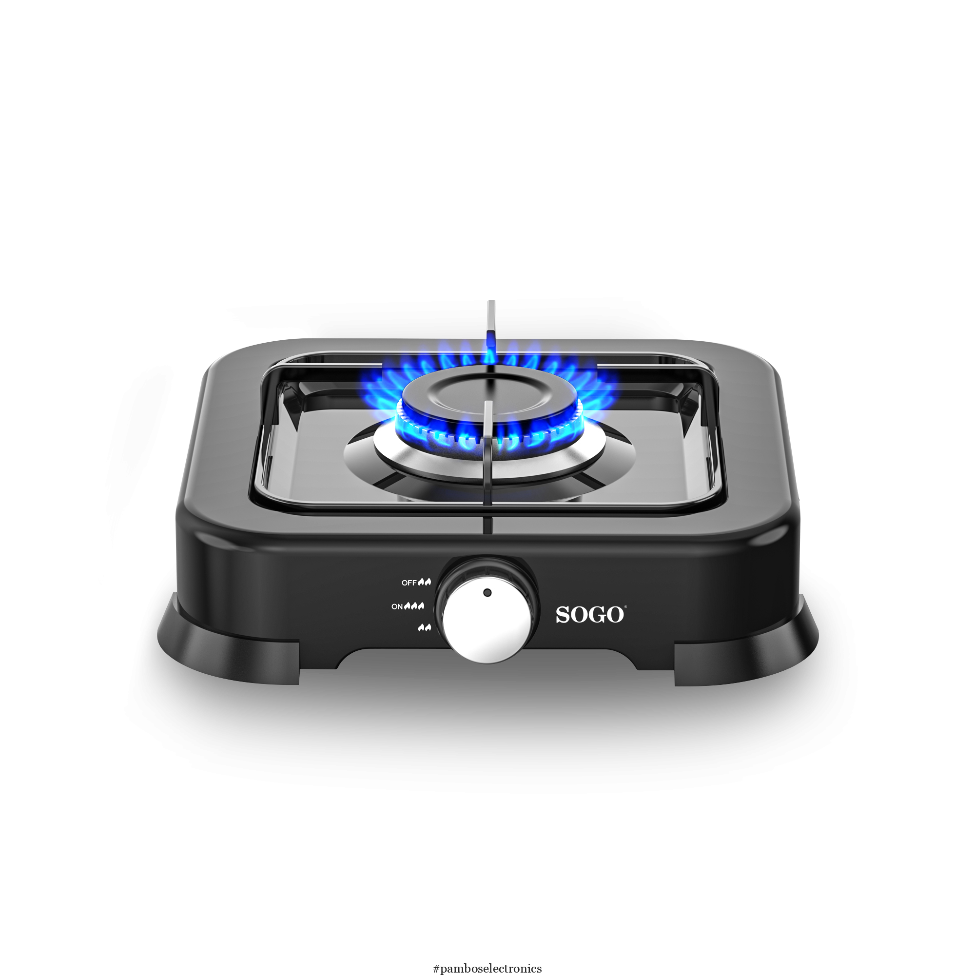 Sogo SS-10233 Single Burner Gas Stove – Black