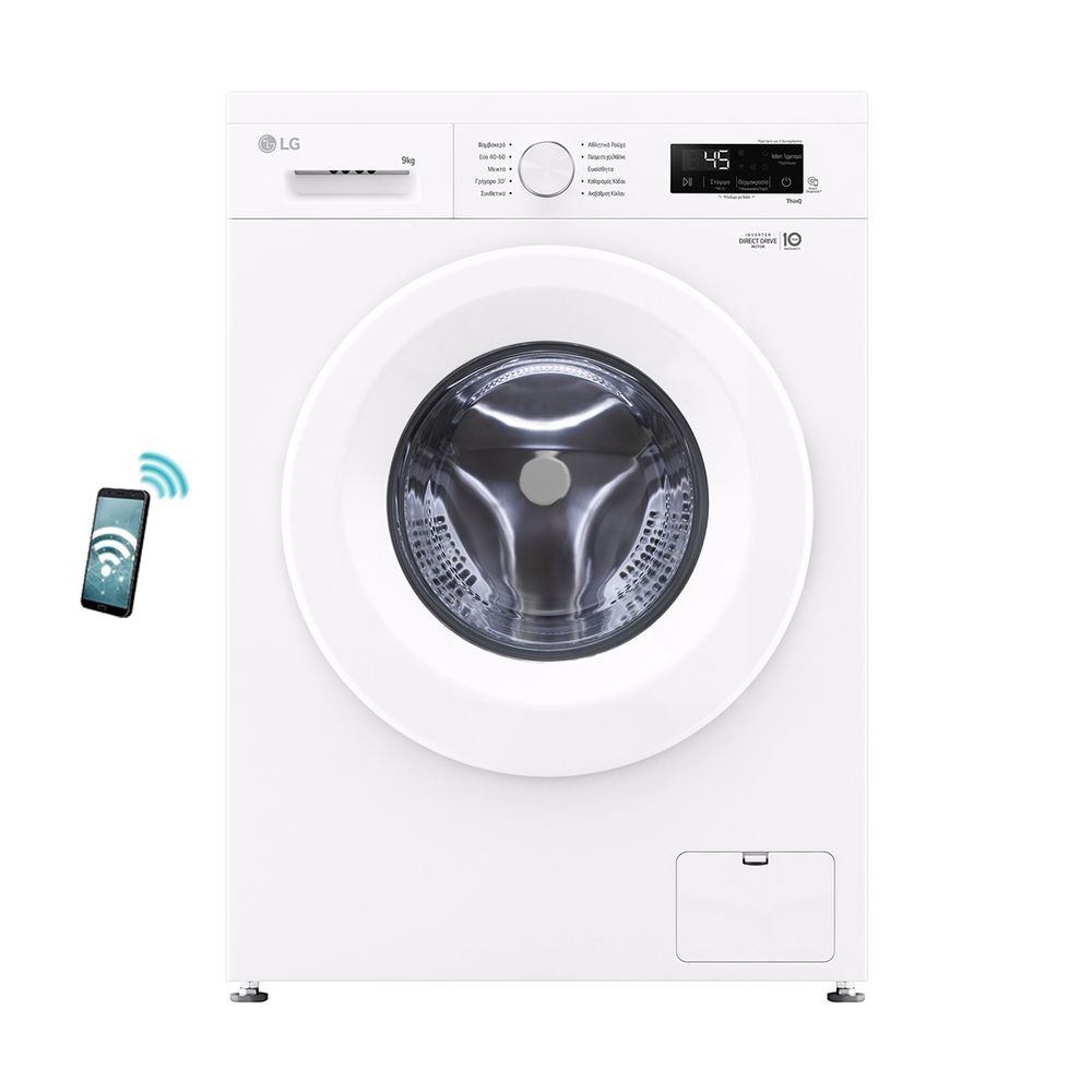 LG WASHING MACHINE F4X1009NWH 9KG