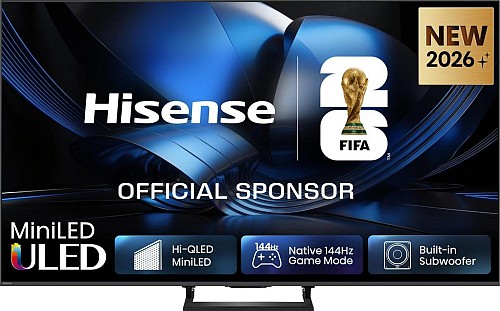 HISENSE 55U7SE 55” 4K SMART HI-QLED MINI LED 144hz TV