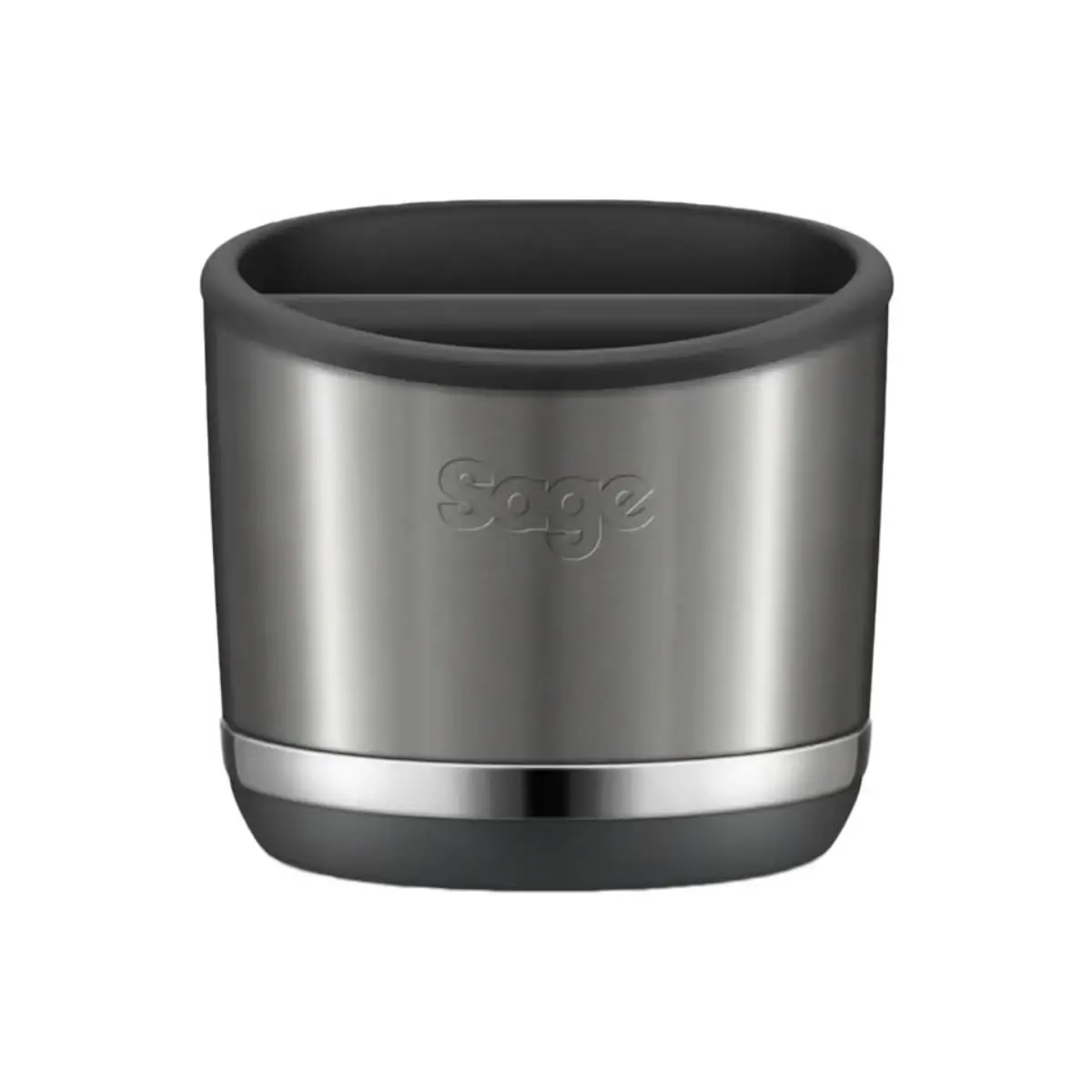 SAGE KNOCK BOX 10 COFFEE KNOCK CONTAINER BLACK STAINLESS STEEL