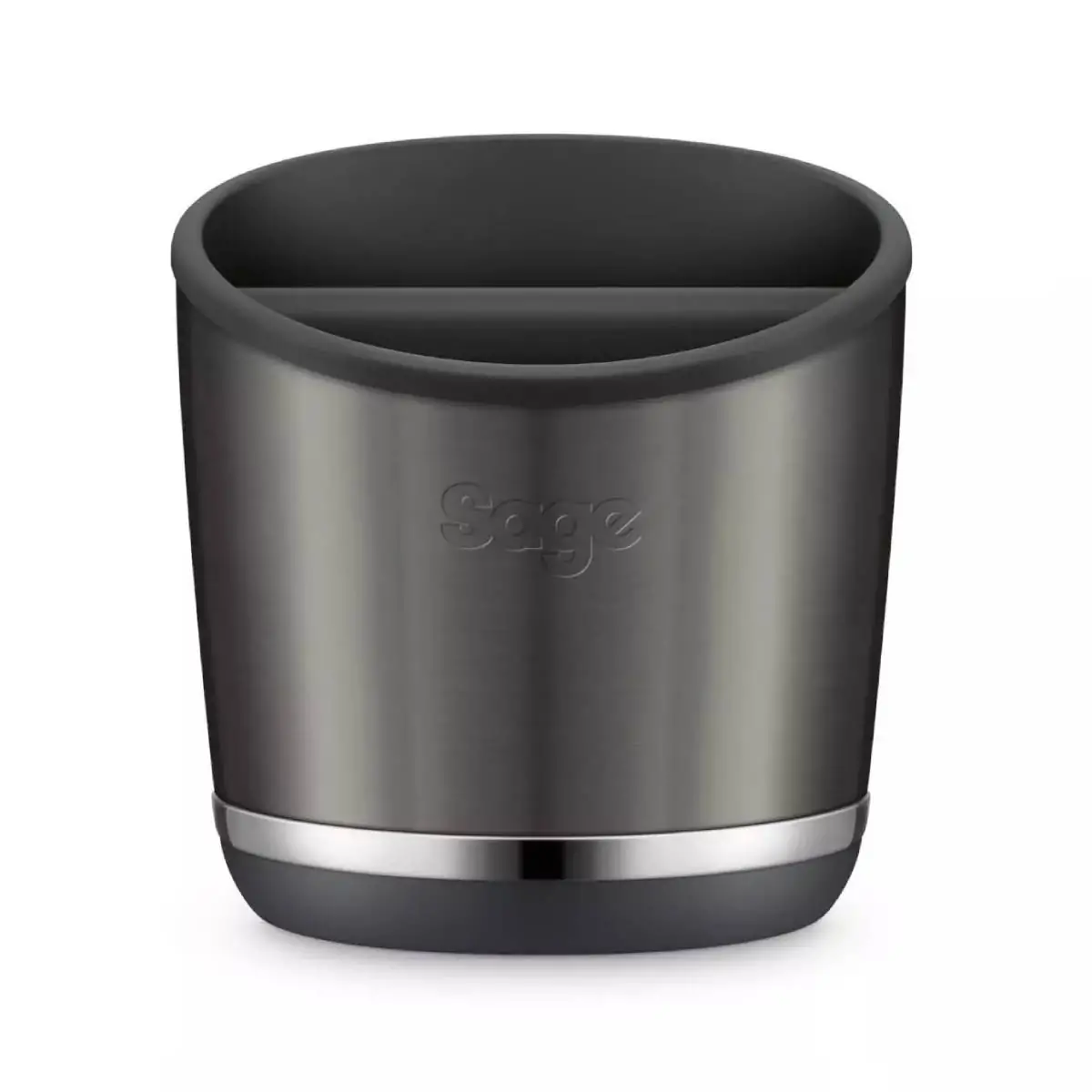 SAGE KNOCK BOX 20 COFFEE KNOCK CONTAINER BLACK STAINLESS STEEL