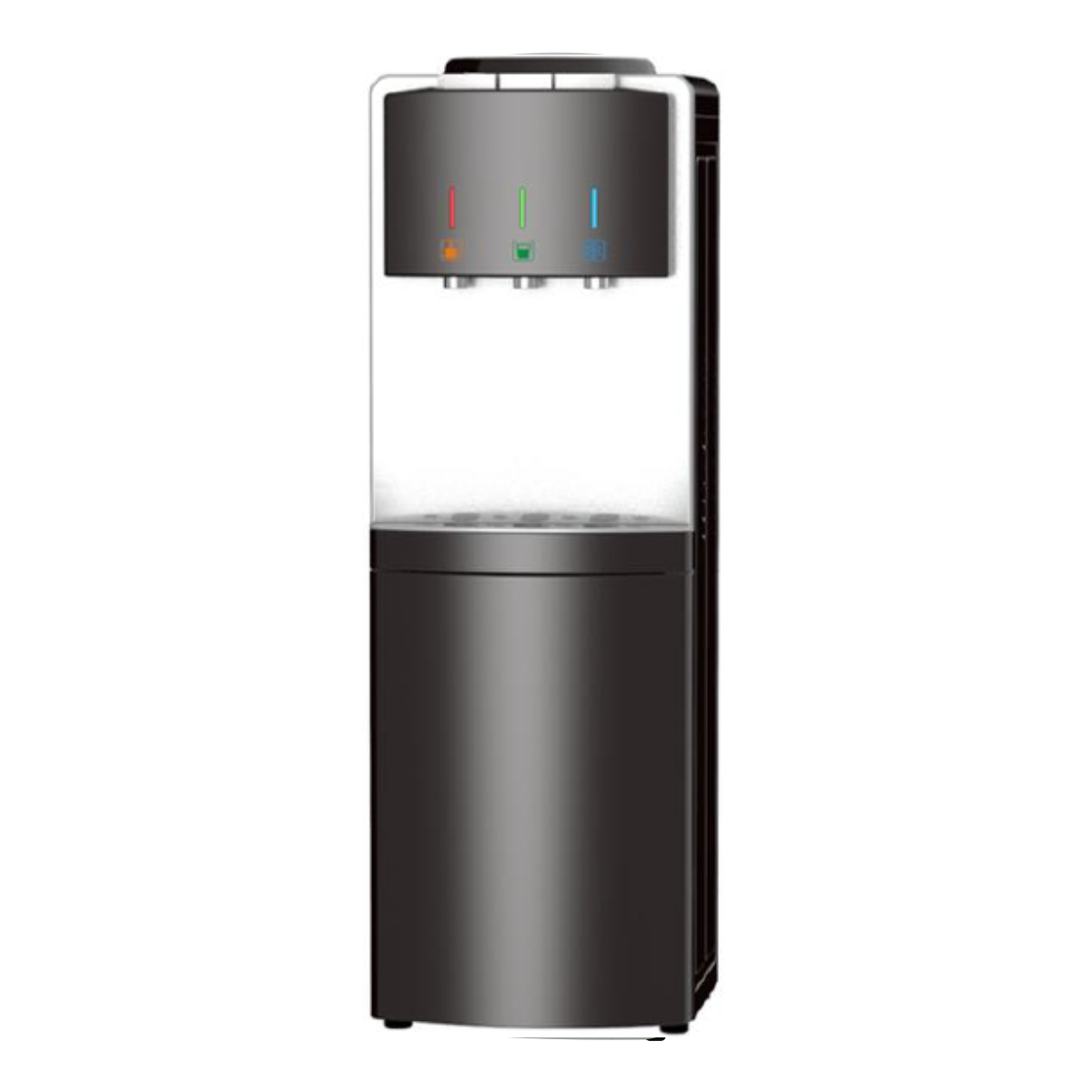 WILSON WWDFSR35B.UK WATER DISPENSER WITH FRIDGE CABINET BLACK WHITE