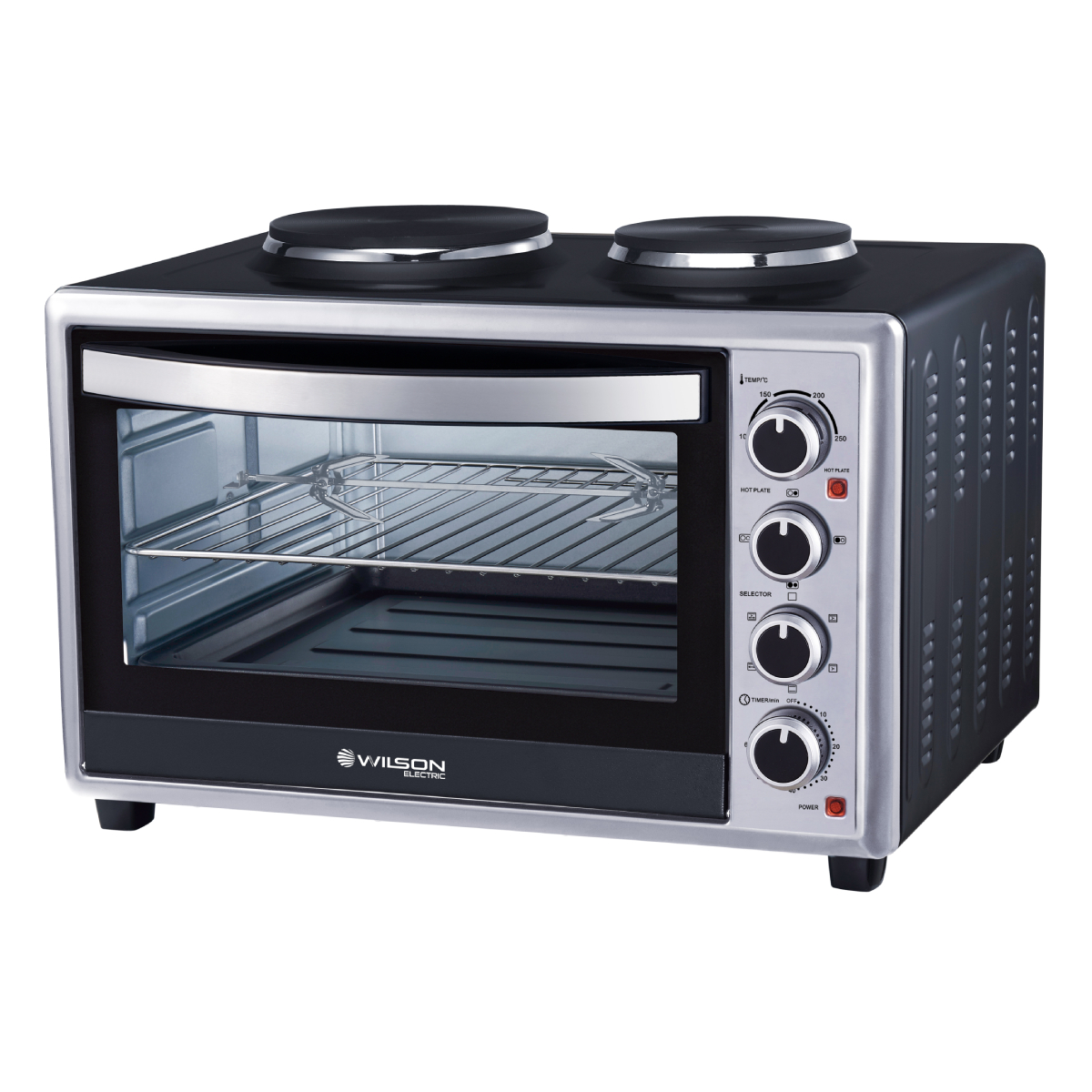 WILSON WFE606KSUK MINI OVEN WITH 2 HOBS