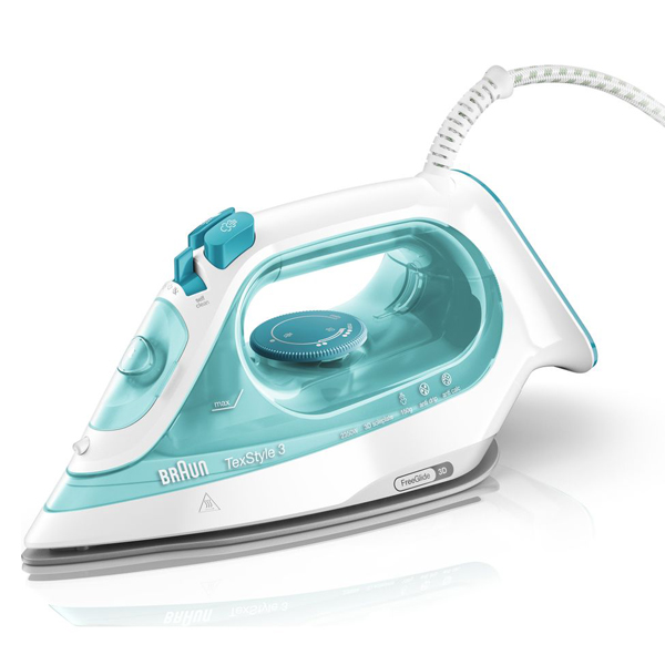 BRAUN SI3041 STEAM IRON GREEN