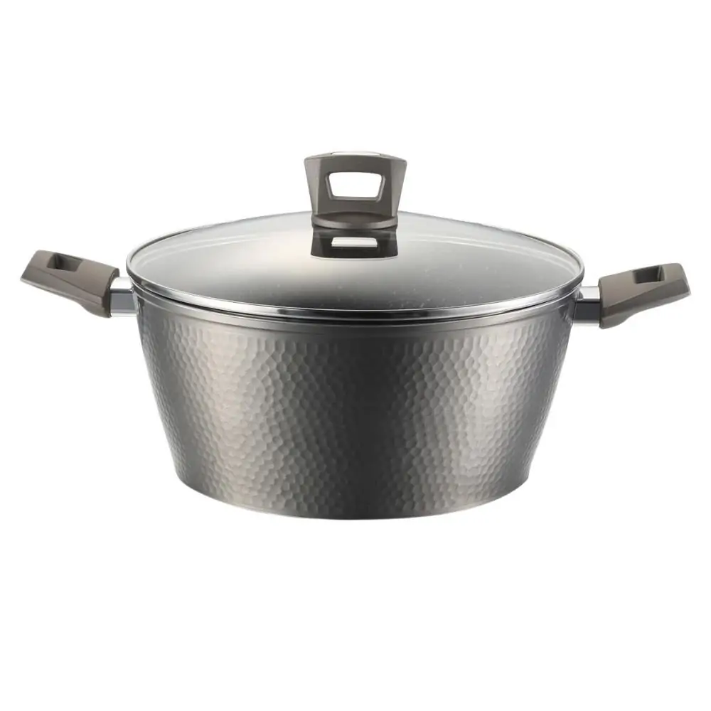 IZZY NON-STICK SAUSEPAN 28CM ONYX