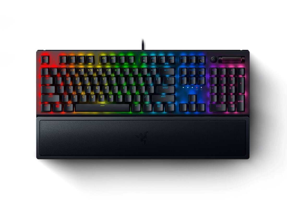 Razer Blackwidow V3 Mechanical Keyboard Green Switch Wrist Rest GR Layout