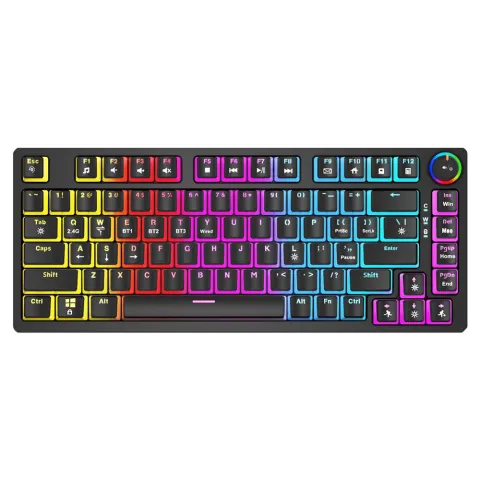 Savio Wireless Mechanical Keyboard Phenix Gateron Yellow Pro Pudding keycaps