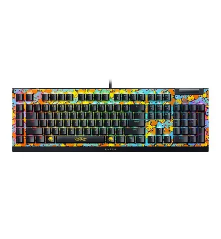 Razer Blackwidow V4 X Pokemon Kanto Starters Edition RGB Gaming Mechanical Keyboard Green Switch