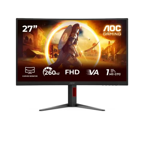AOC C27G4Z2 27'' Curved Gaming Monitor FHD VA 1ms 240Hz