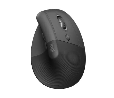 Logitech Lift Right Ergonomic Mouse Black (910-006473)