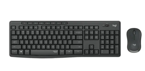Logitech MK295 Silent Wireless Keyboard and Mouse Desktop Set GR/UK