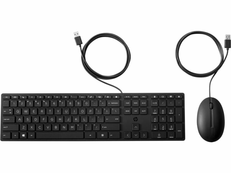 HP Wired Desktop 320MK Mouse and Keyboard Combo GR (9SR36UT)