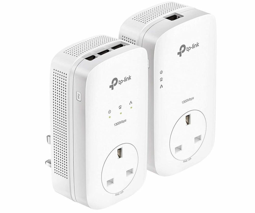 TP-LINK TL-WPA8631P 1300Mbps OneMesh Gigabit PowerLine Wireless Extender (Kit of 2)