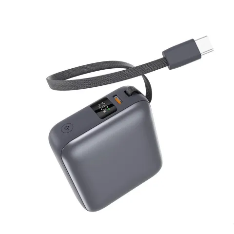 QCY PB10C Grey 10000mAh 35W PD Fast charge Power Bank
