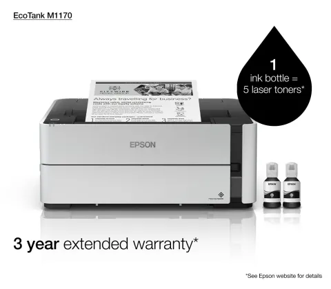 Epson EcoTank M1170 A4 Monochrome Business Printer