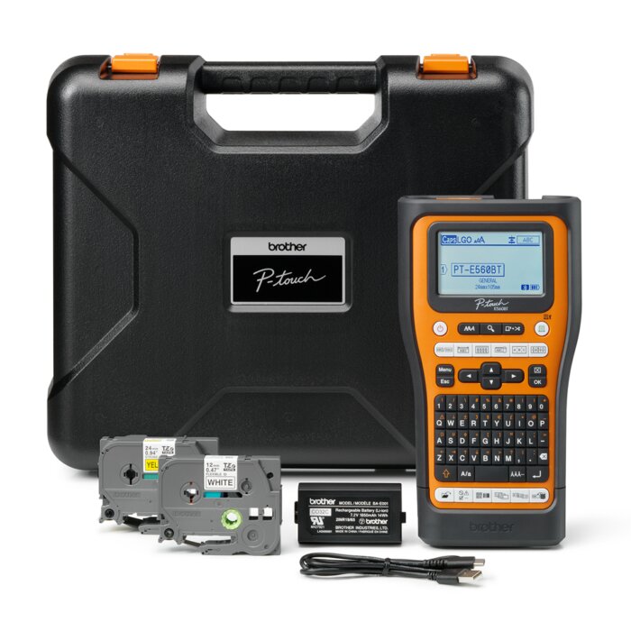 Brother PT-E560BTSPQL1 Industrial Labelling Machine WIth Wi-Fi (TZe Tapes)