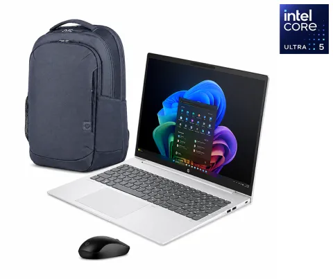 HP EliteBook 8 G1i 16" Laptop (D7KC6ET) Copilot+ PC with Backpack and Wireless Mouse