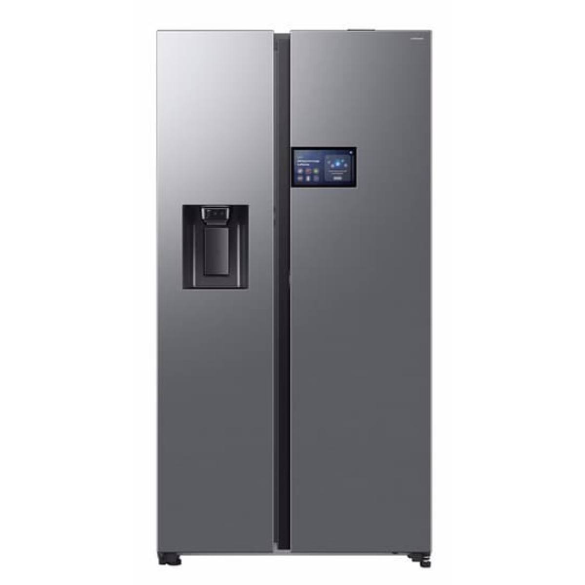 SAMSUNG RS90F64EETEF Ψυγείο Ντουλάπα με Απευθείας Σύνδεση Νερού, Ανθρακί