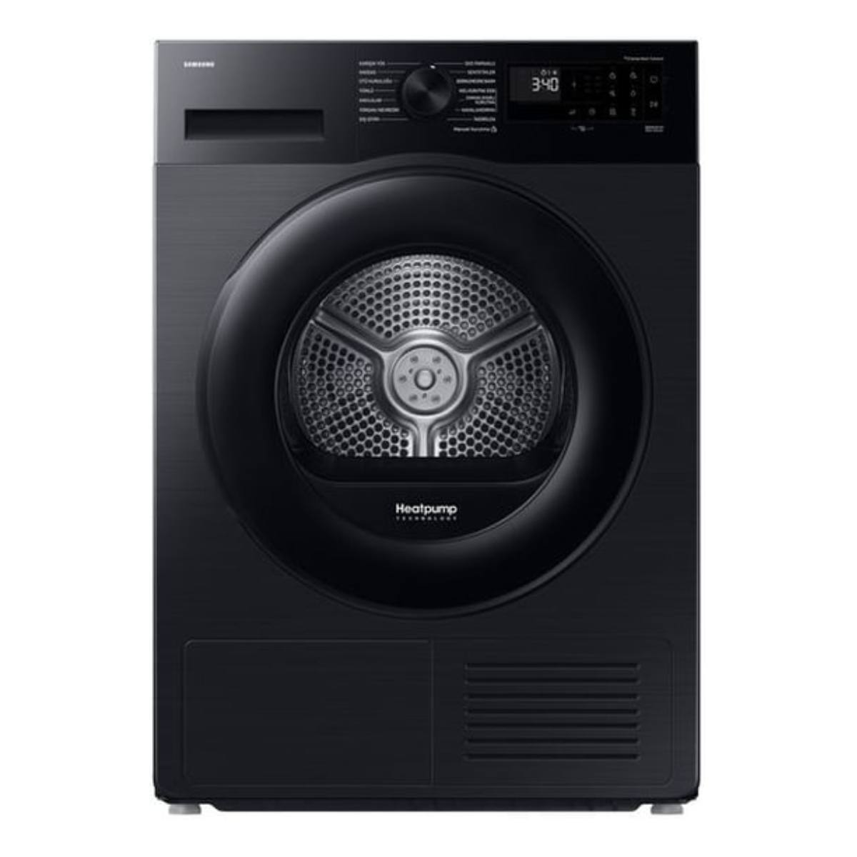 SAMSUNG DV90DG52A0ABLE Στεγνωτήριο Ρούχων με Αντλία Θερμότητας 9Kg, Μαύρο