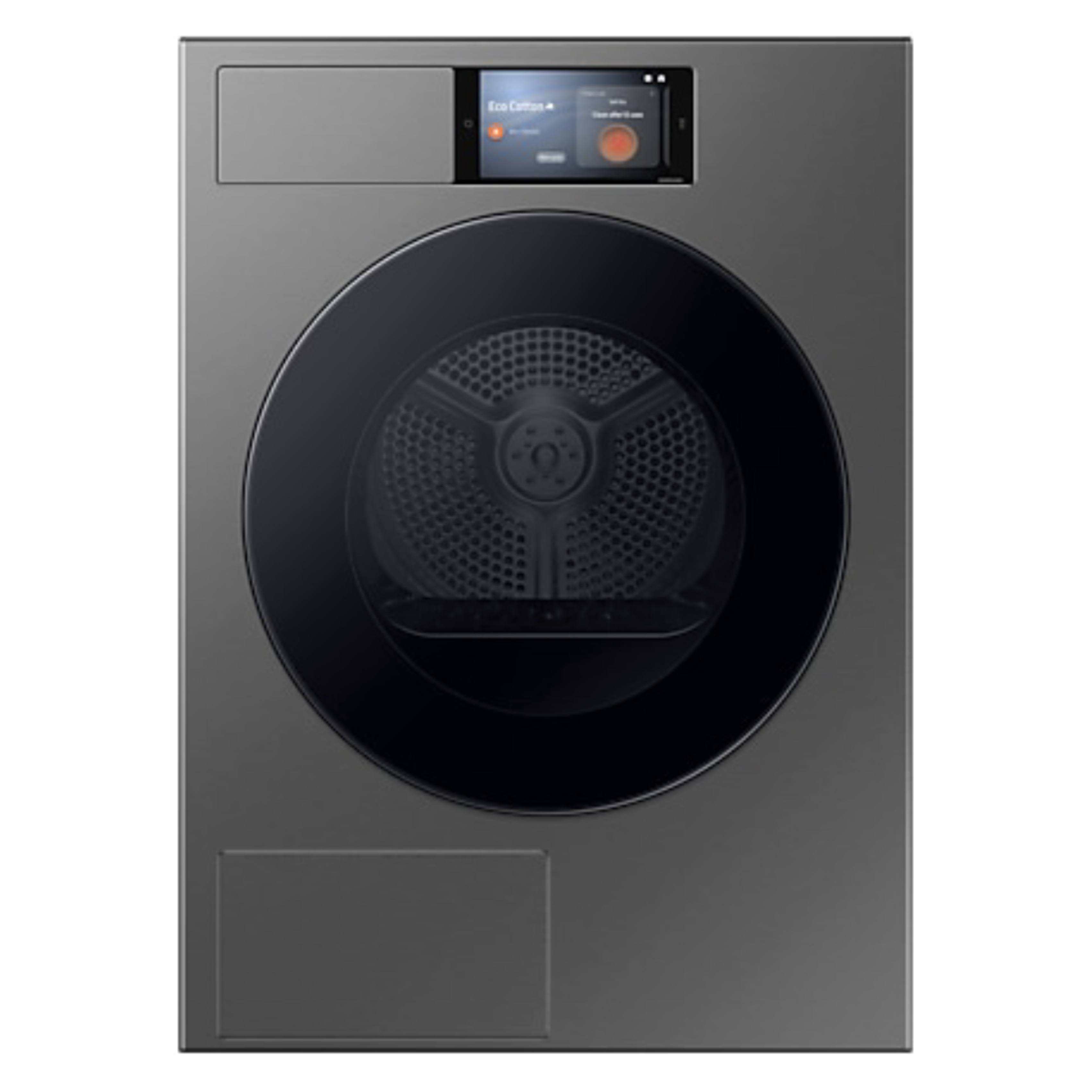 SAMSUNG DV90DB8845GHU4 Στεγνωτήριο Ρούχων με Αντλία Θερμότητας 9 kg, Σκούρο Ασημί/Μαύρο