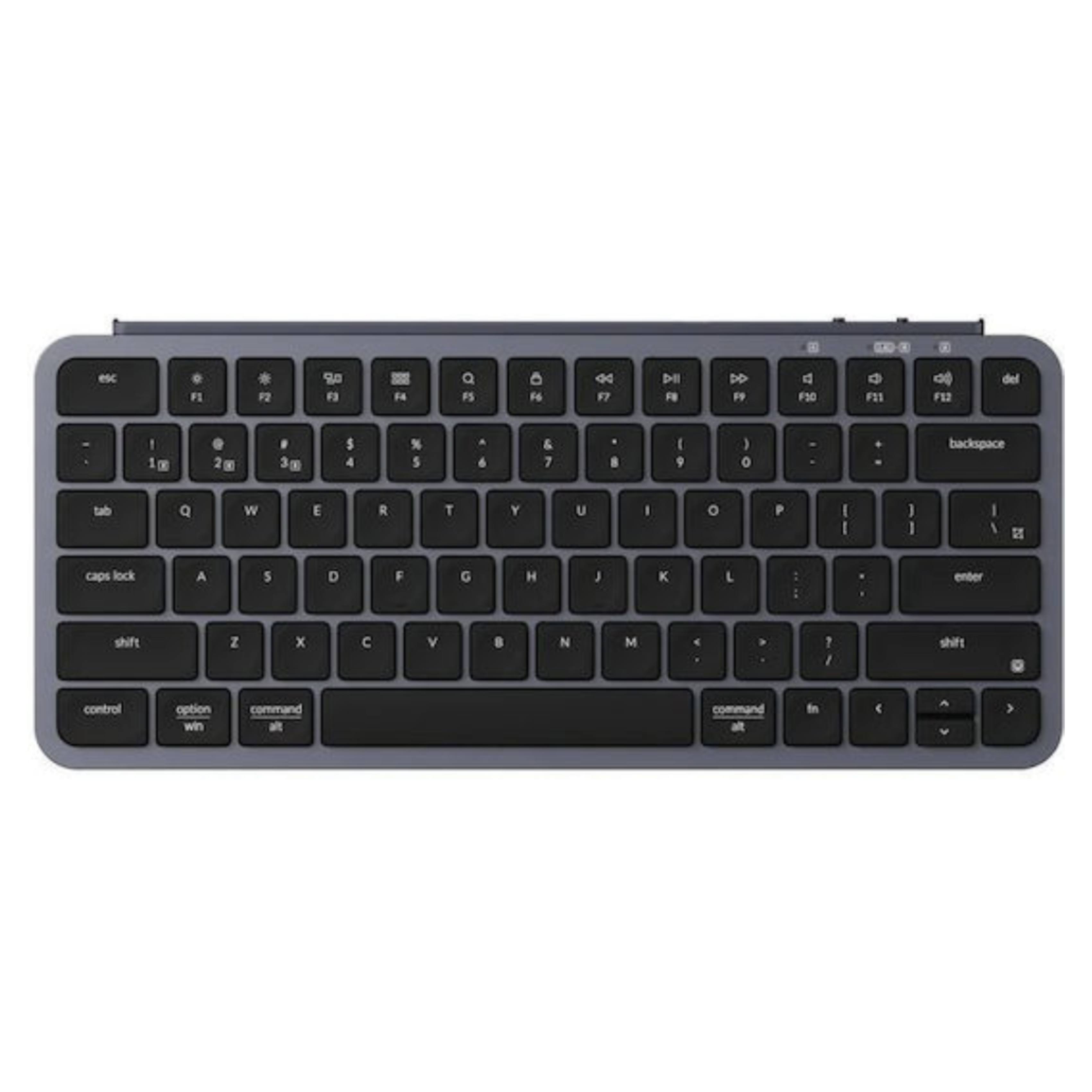 KEYCHRON B1P-K1 Pro Εξαιρετικά Λεπτό Mini Ασύρματο Πληκτρολόγιο, Γκρι