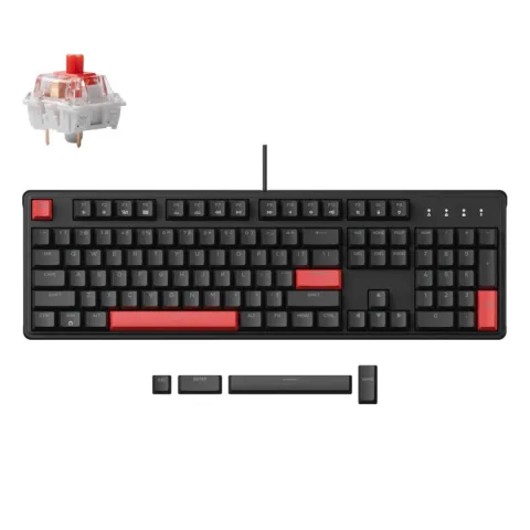 KEYCHRON Lemokey X3-A1 Ενσύρματο Μηχανικό Gaming Πληκτρολόγιο