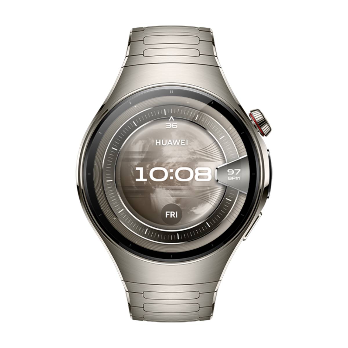 HUAWEI 55020EVW Watch 5 Smartwatch 46mm, Ασημί Τιτάνιο